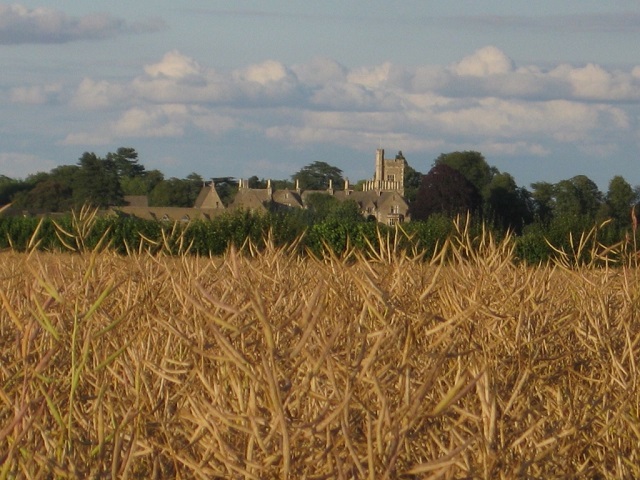A distant view of the Royal Agricultural University
